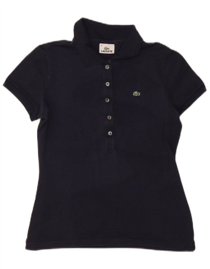 Polo Lacoste Mujer Talla 40 Mediano Azul Marino Algodón