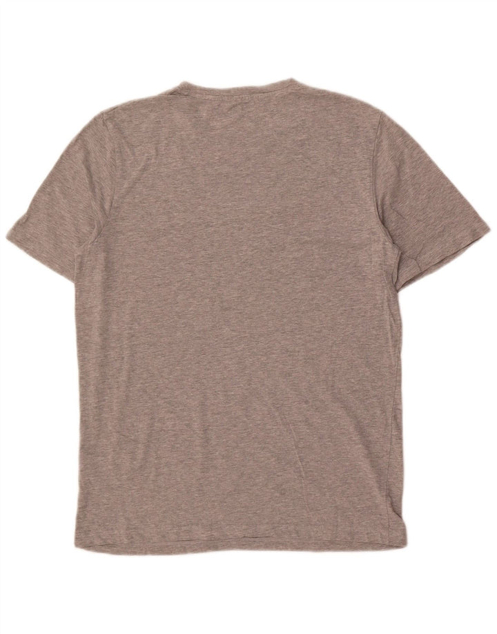 Jack & Jones Hombre Camiseta Gráfica Top Algodón Gris Medio