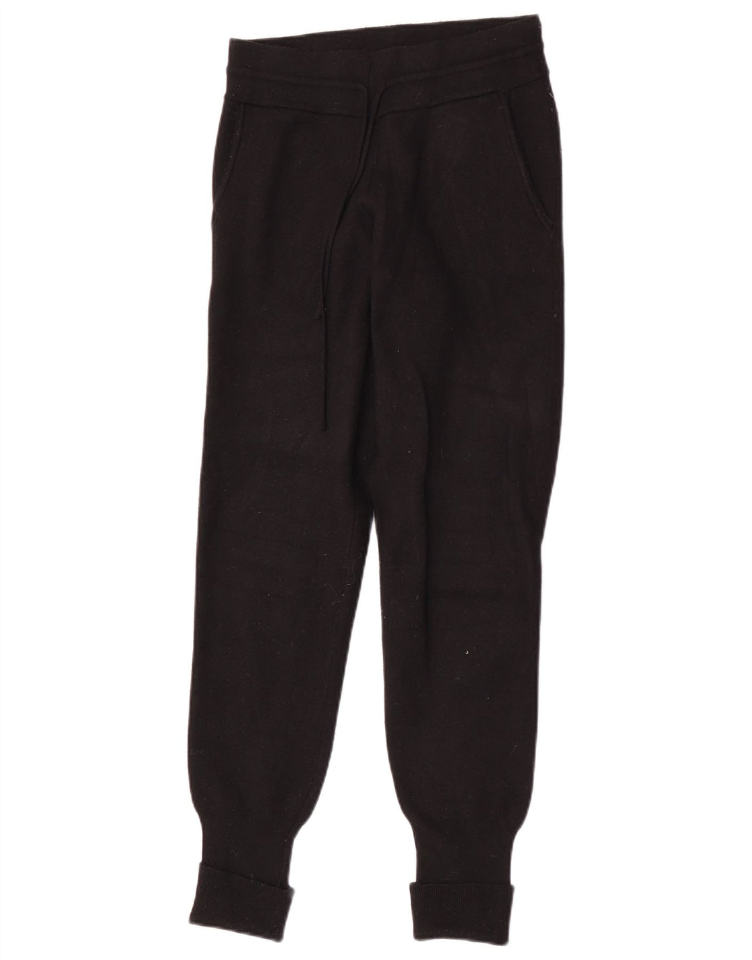Zara Mujer Pantalón Chándal Joggers Small Negro Viscosa
