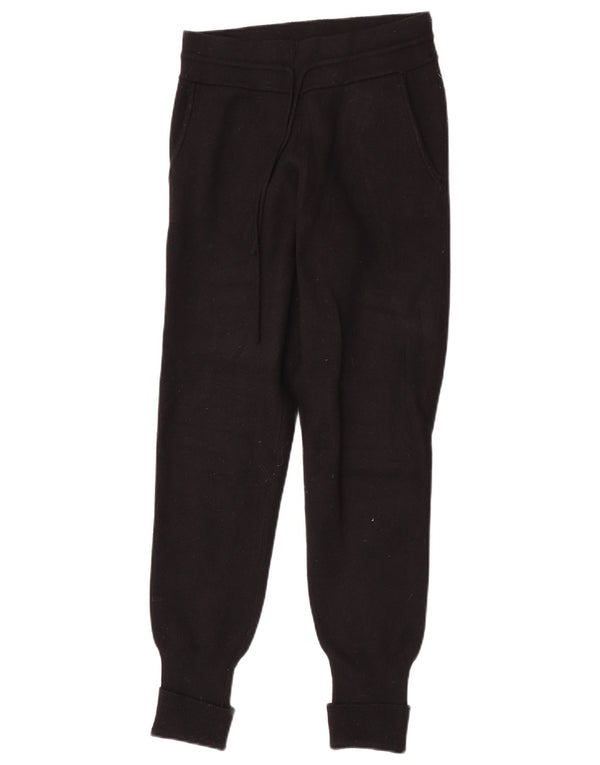 Zara Mujer Pantalón Chándal Joggers Small Negro Viscosa