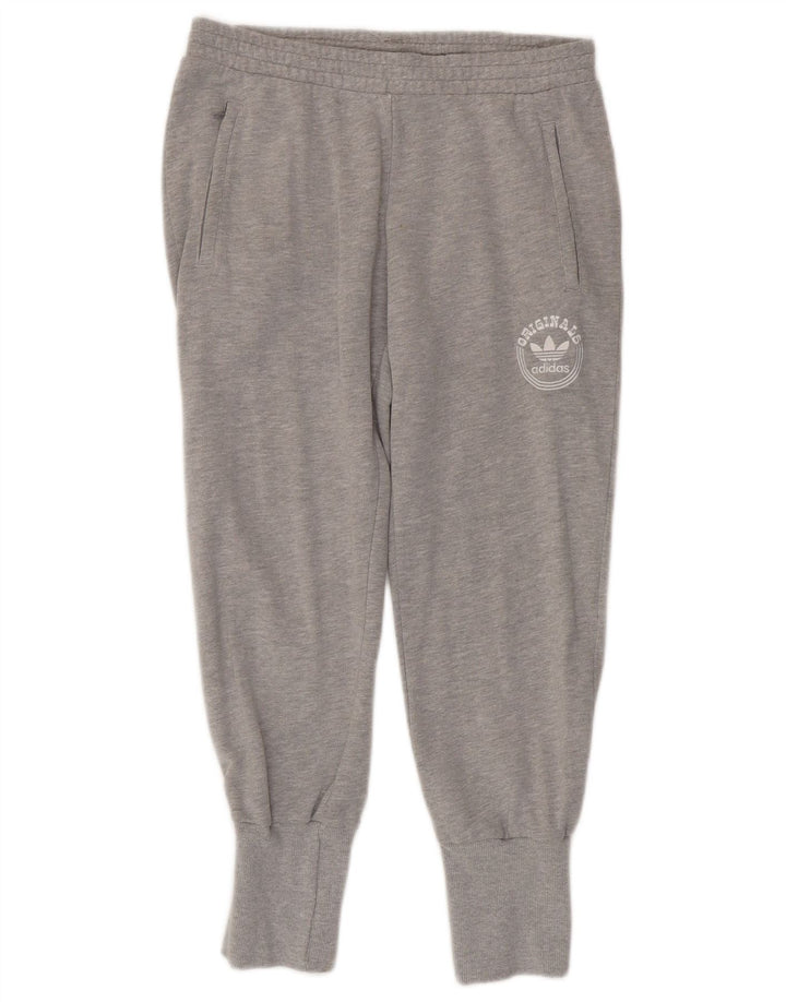 ADIDAS Pantalones de chándal gráficos para mujer Joggers EU 42 Grande gris moteado
