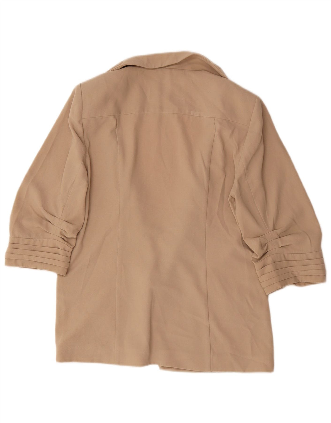 Marks & Spencer Chaqueta Blazer de Manga 3/4 para Mujer UK 42 Medium Beige
