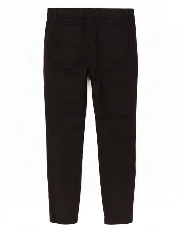 Zara Mens Slim Chino Pantalones EU 44 Large W34 L30 Negro