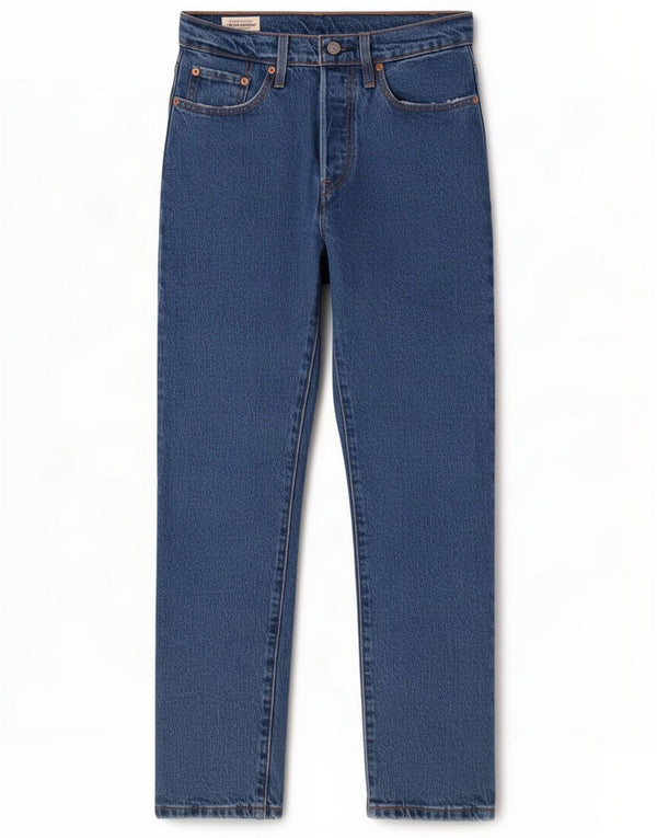 Levi's Jeans rectos 501 para mujer W25 L28 Algodón azul