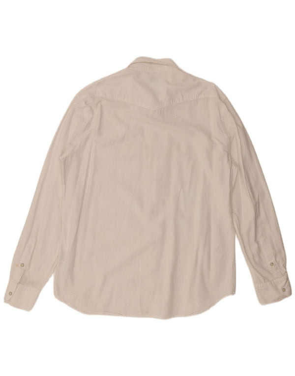 ALLEY DOCKS Camisa Hombre 2XL Algodón Blanco