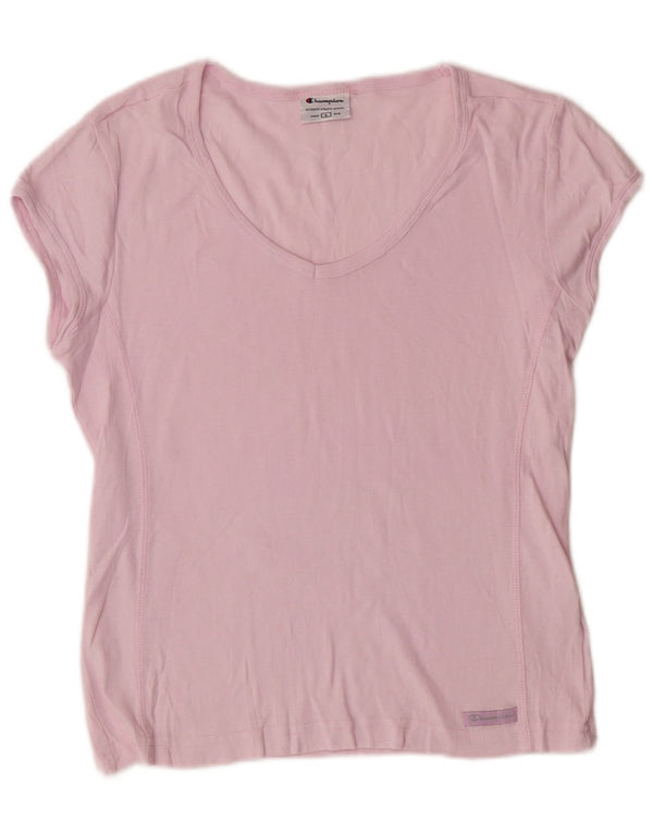 CHAMPION Camiseta para mujer Top UK 14 Large Pink Cotton