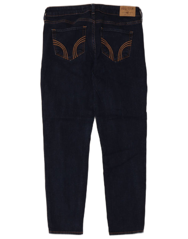 Hollister Jeans ajustados para mujer US 5 Small W27 L25 Algodón azul marino