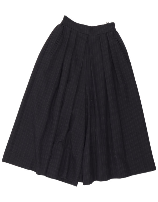 JOHN ROCHA Pantalones casuales acampanados para mujer UK 10 Small W25 Azul marino