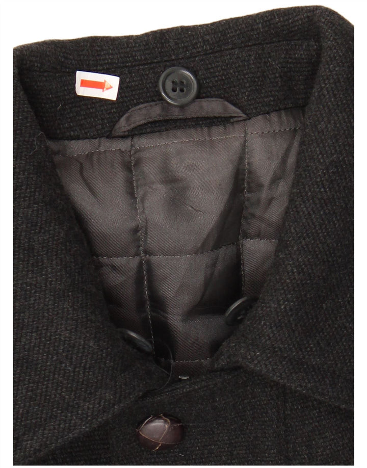 Overland Abrigo para hombre UK 38 Lana gris medio