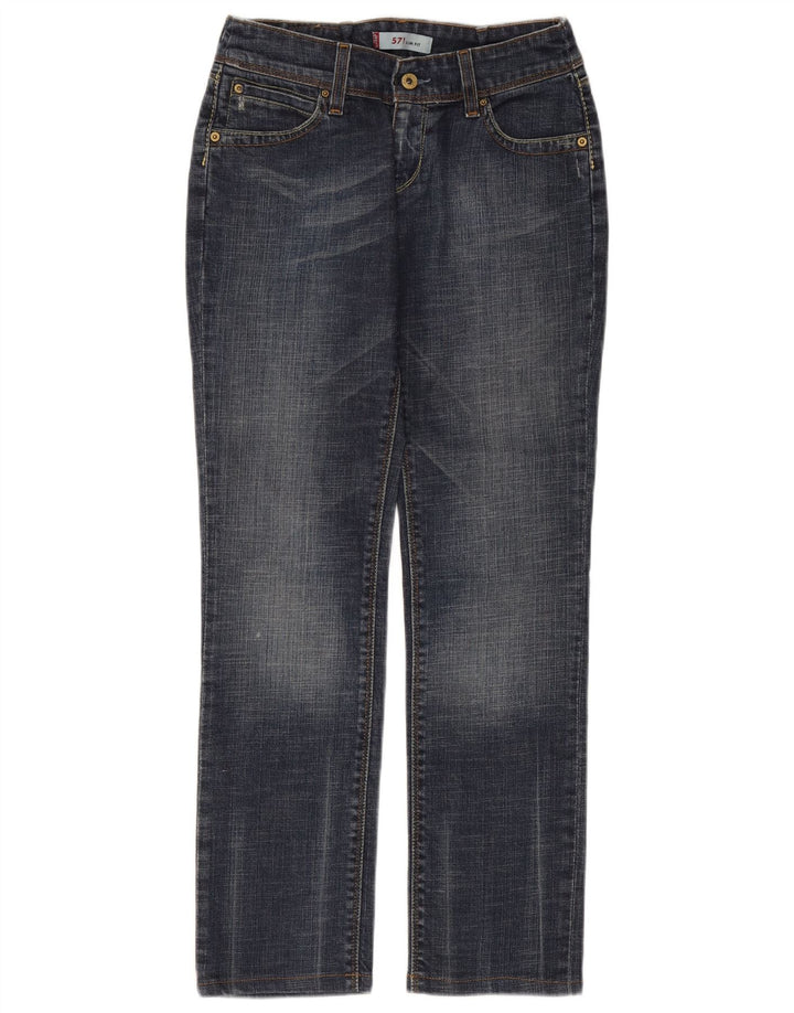 Vaqueros Levi's Mujer 571 Slim W30 L30 Algodón Azul