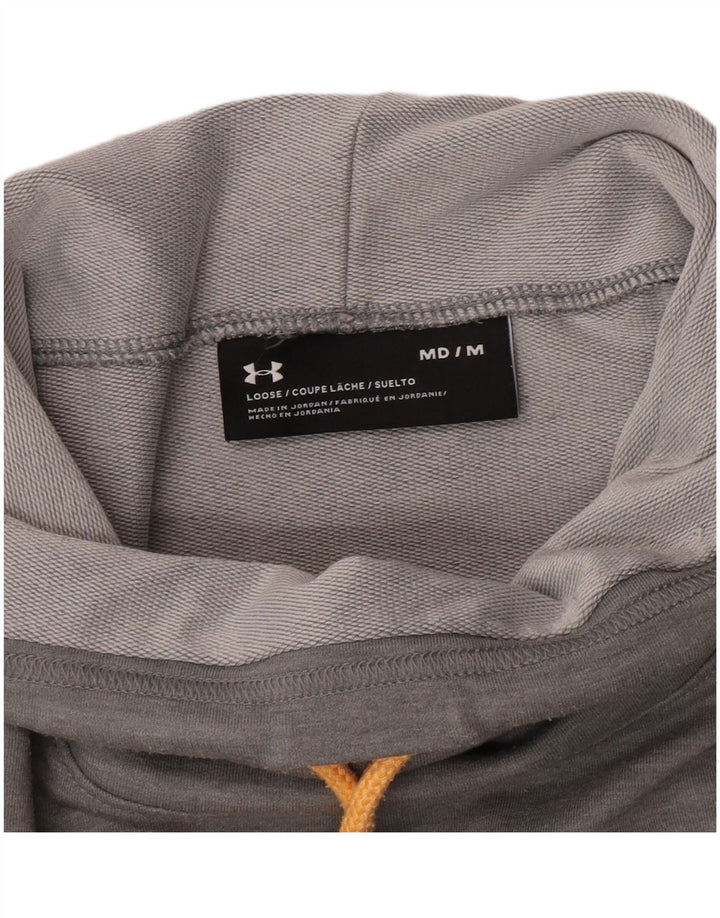 Under Armour - Sudadera con cuello vuelto para mujer, talla 40, color gris medio moteado