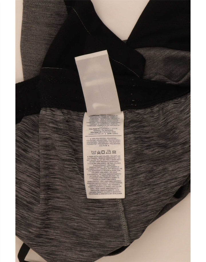 Pantalones cortos deportivos ajustados Dri Fit para hombre Nike Poliéster gris medio