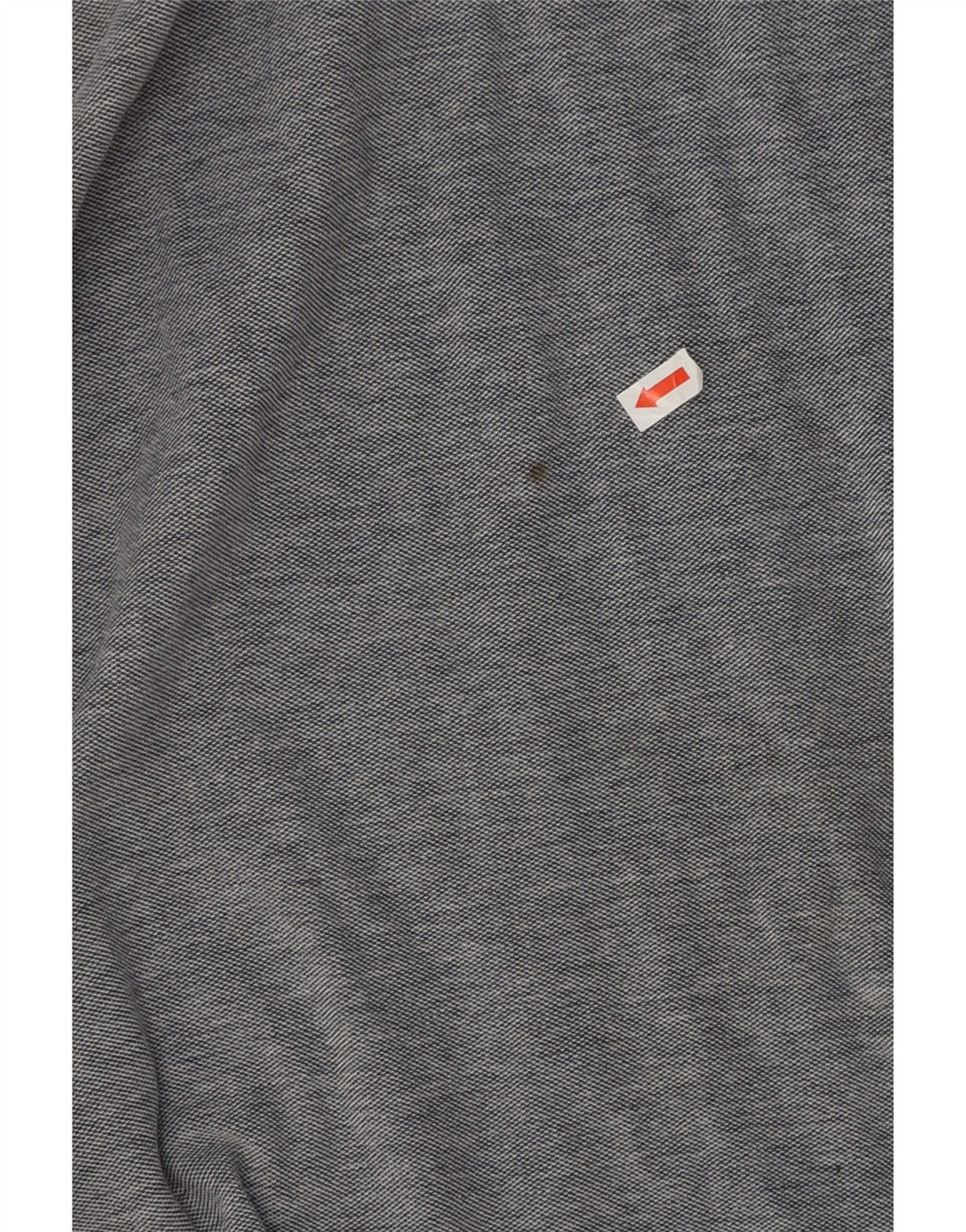 Jack & Jones Polo para hombre de algodón moteado gris grande