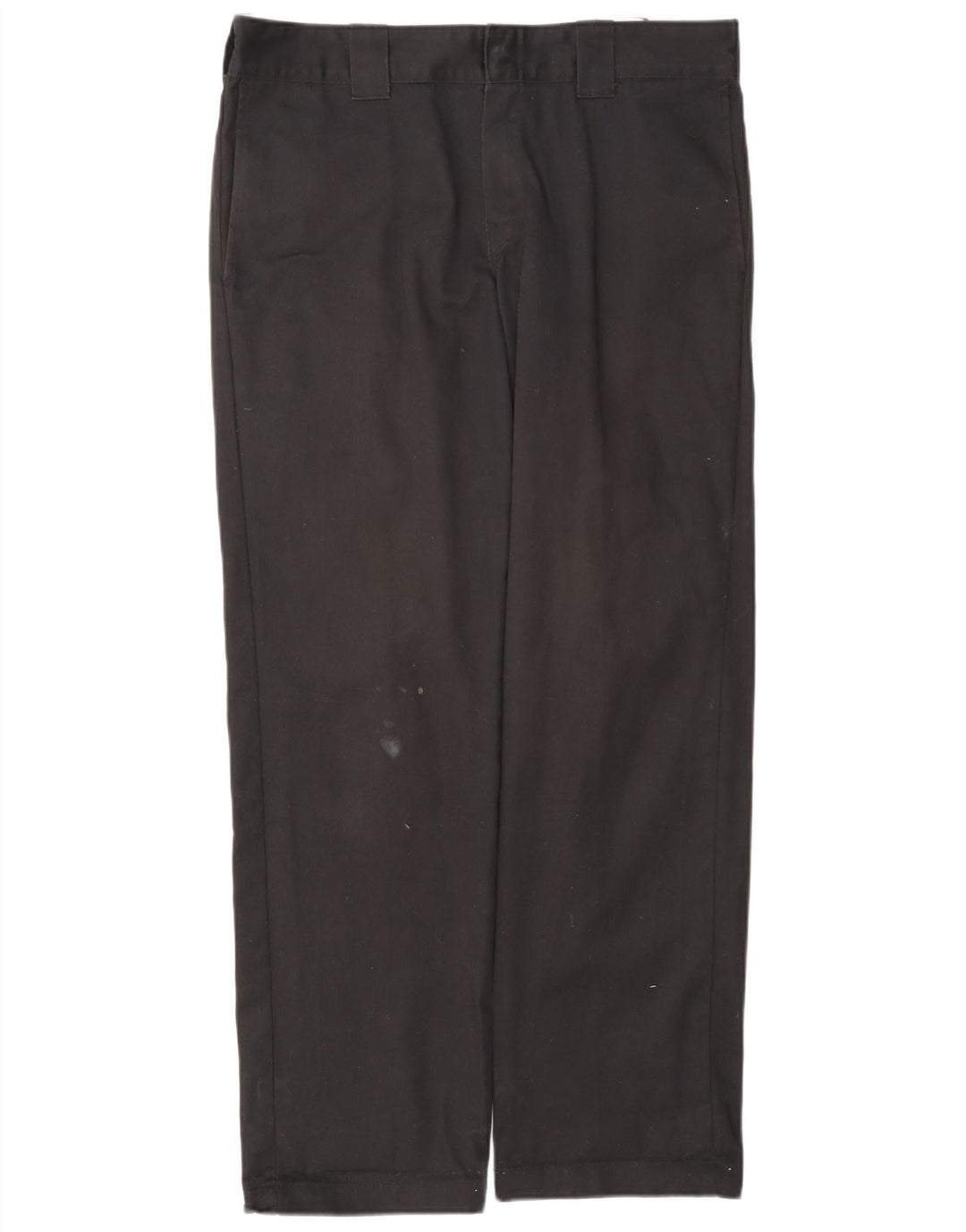 Dickies Pantalones chinos rectos y ajustados para hombre W32 L32 Poliéster negro