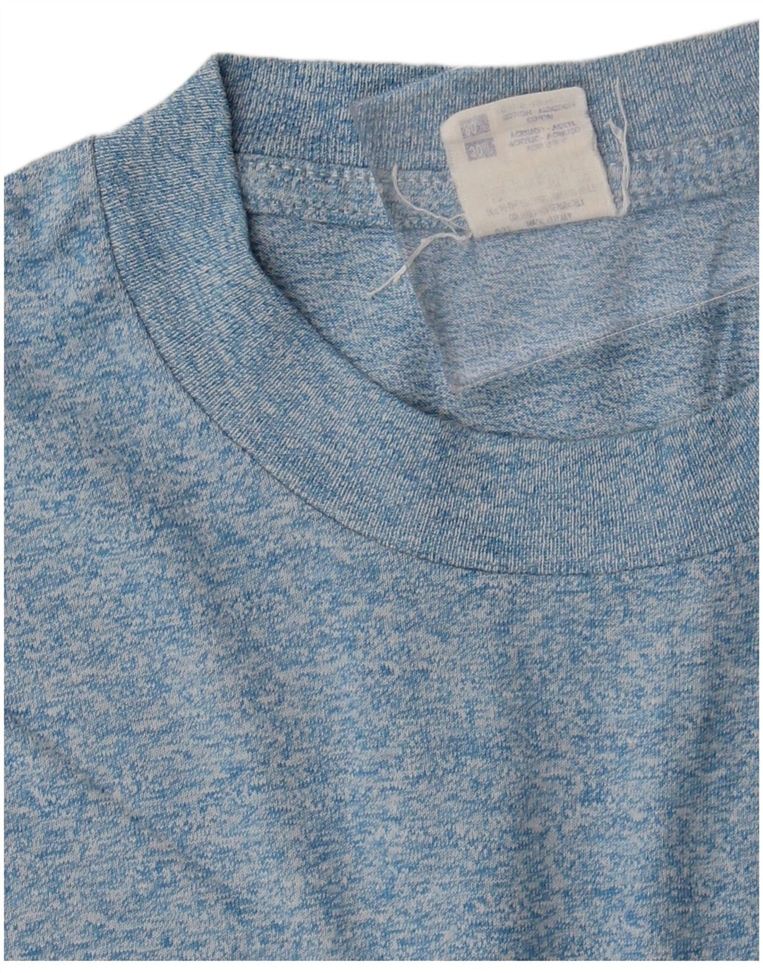 Champion Camiseta gráfica para hombre Top pequeño de algodón moteado azul