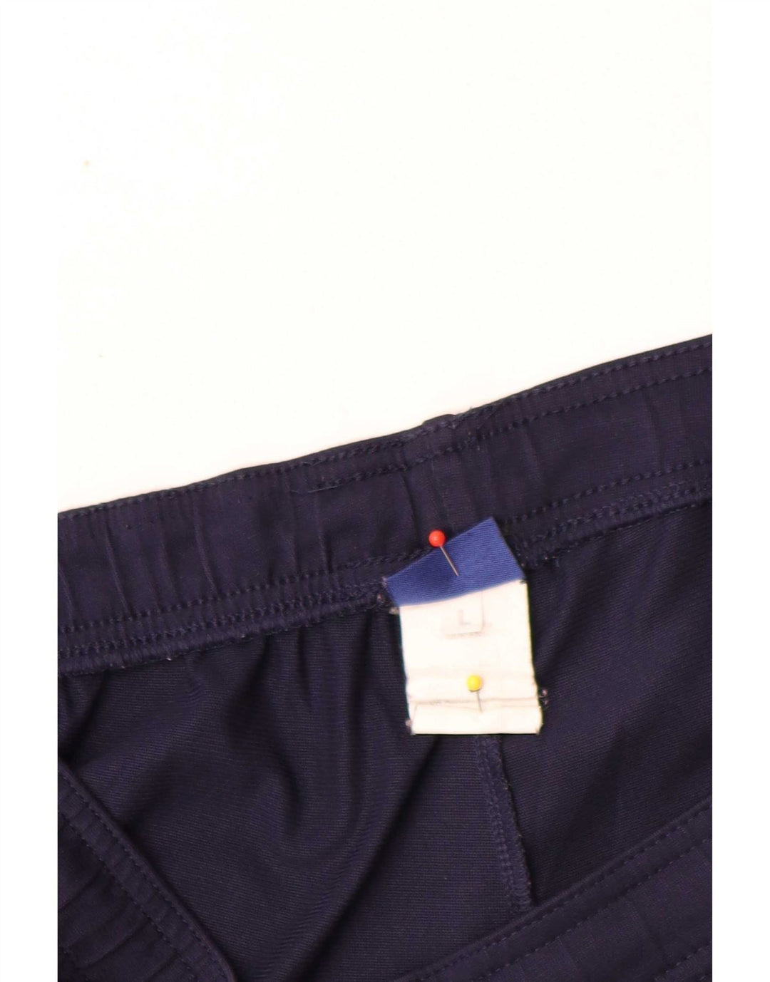 Asics - Pantalones cortos deportivos para hombre, talla grande, poliéster azul marino