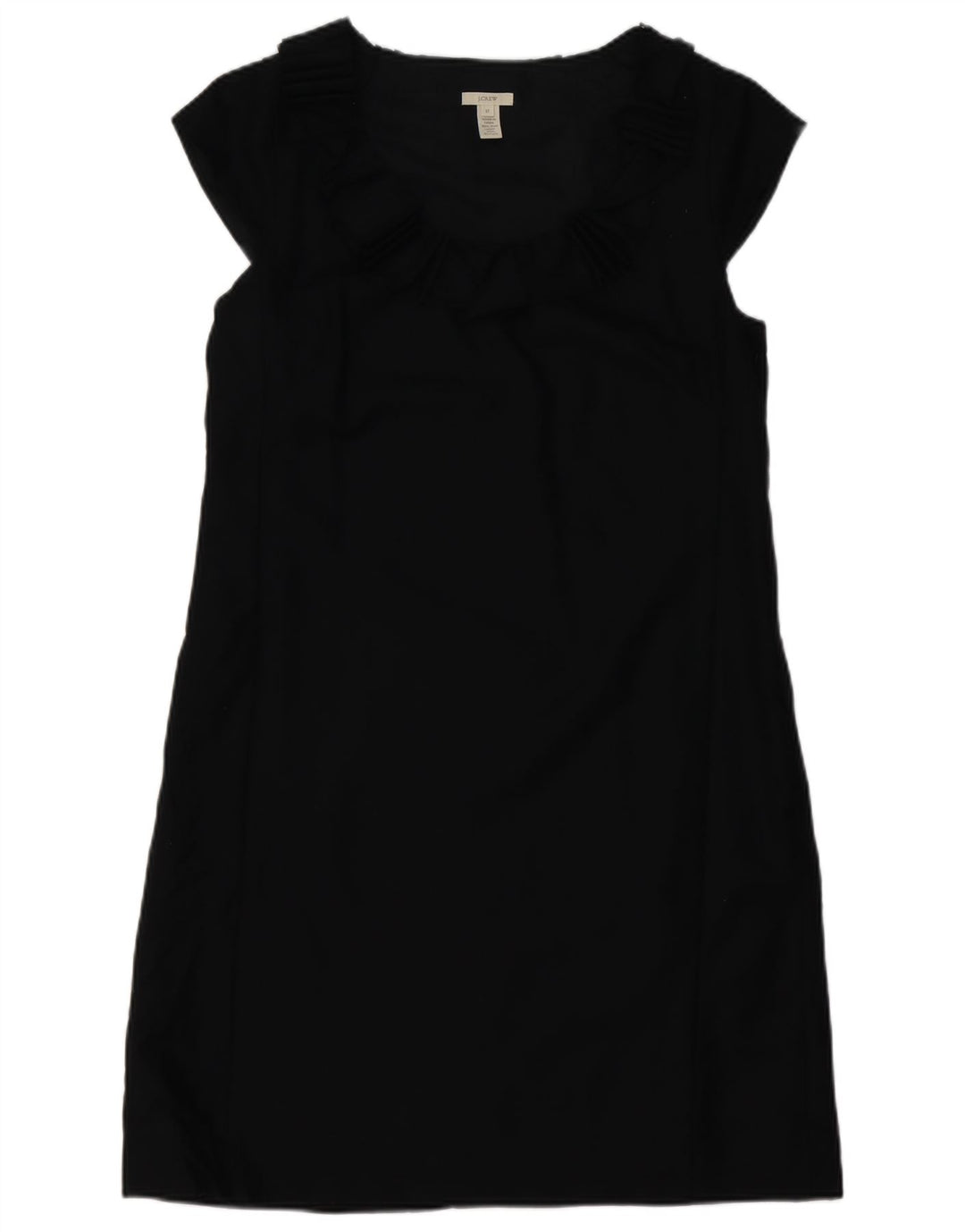 J. CREW Vestido acampanado para mujer US 12 Grande Lana negra