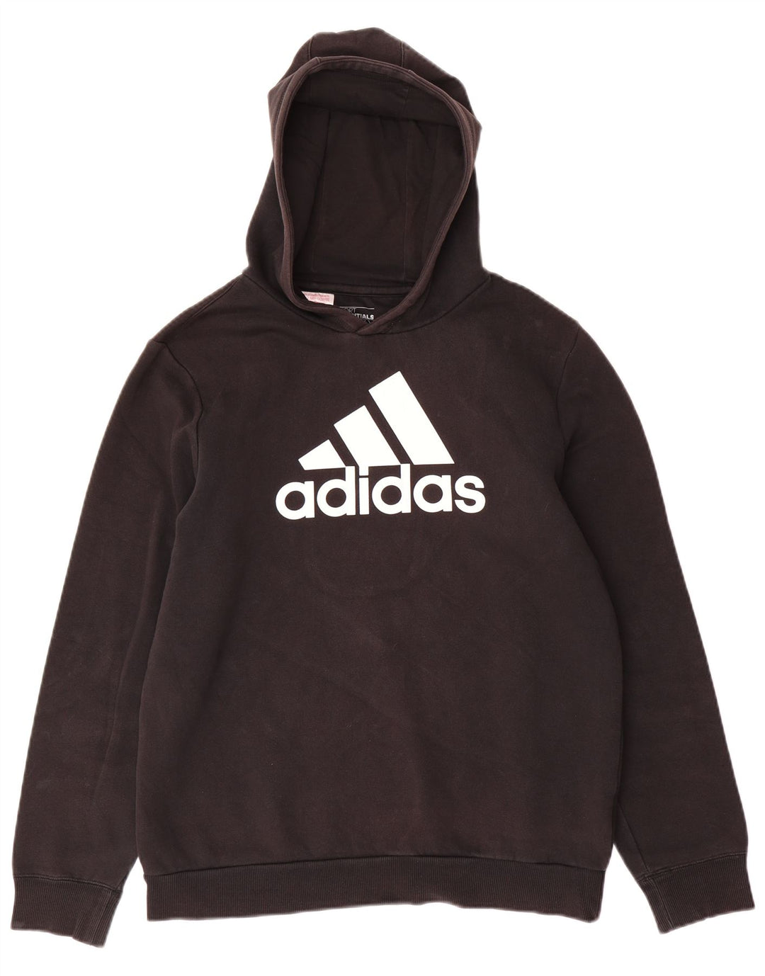 ADIDAS Sudadera con capucha gráfica para niños 15-16 años XL Algodón negro