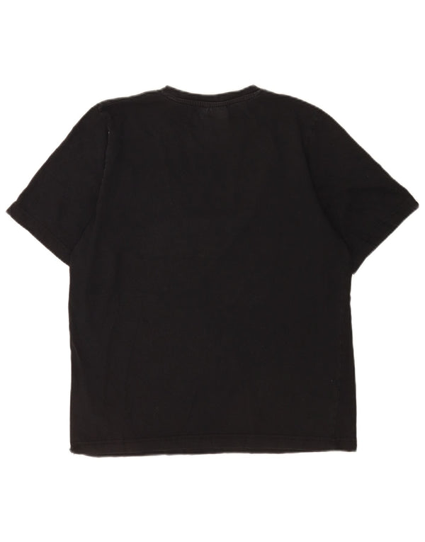 Kappa - Camiseta gráfica para hombre, talla pequeña, color negro