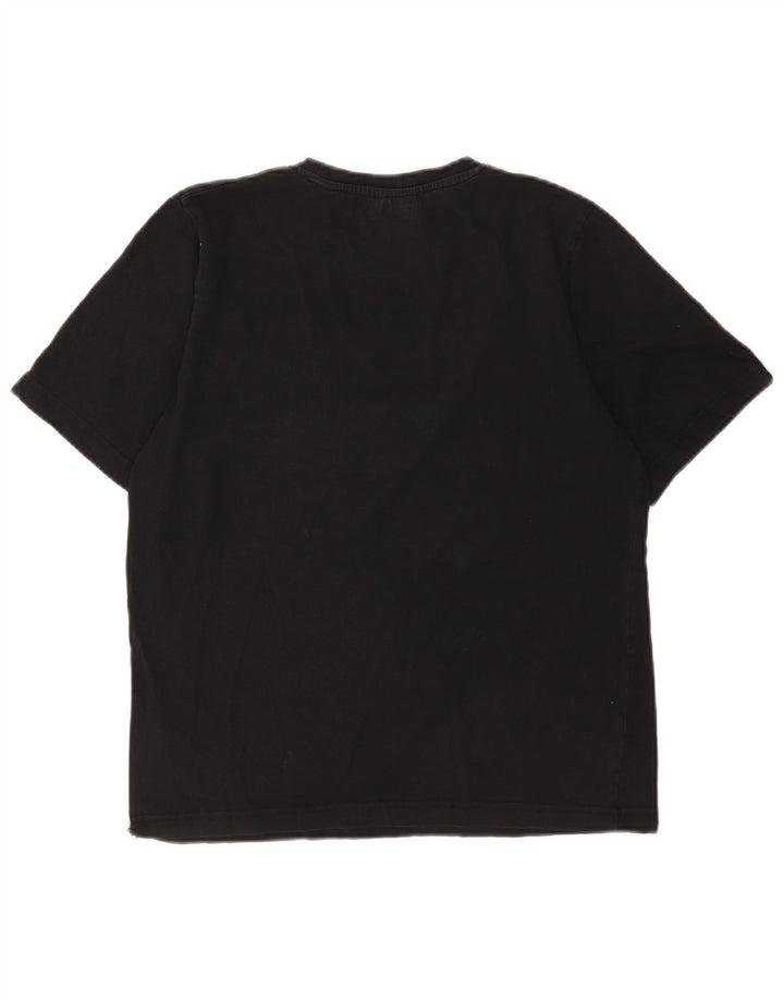 Kappa - Camiseta gráfica para hombre, talla pequeña, color negro