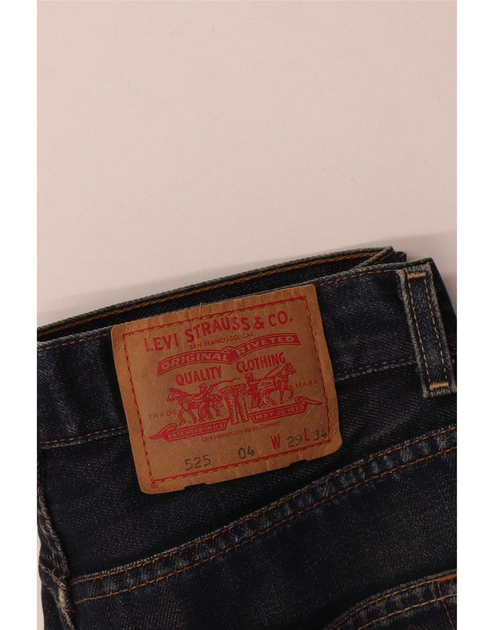 Levi's Mujer 525 Bootcut Jeans W29 L30 Algodón Azul Marino