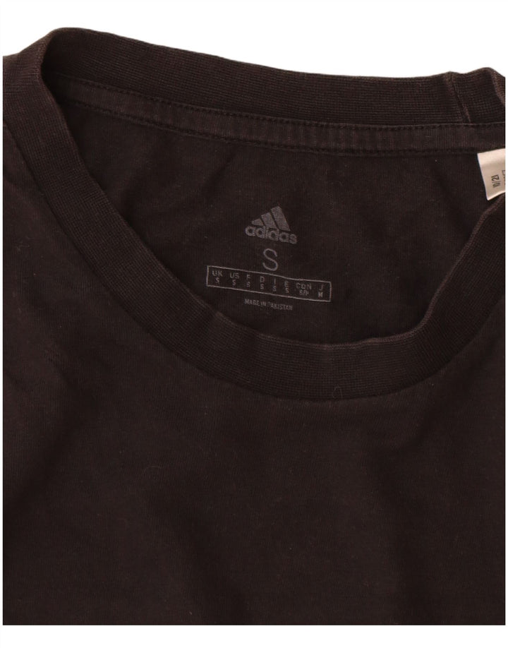 Adidas - Camiseta gráfica para hombre, talla pequeña, color negro