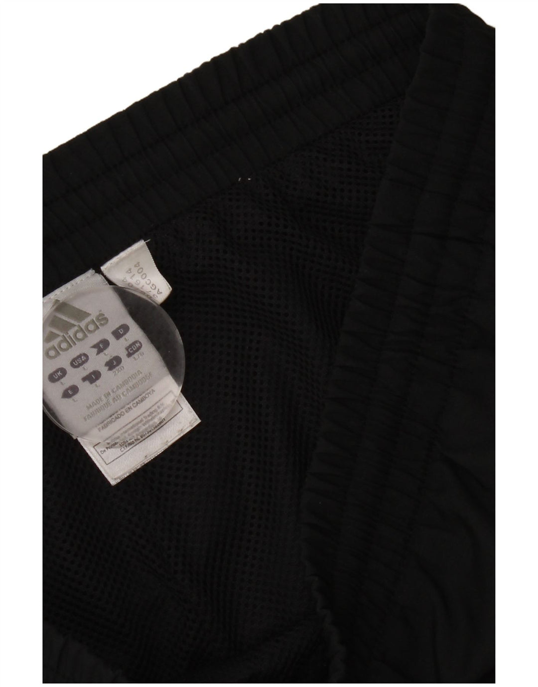 Pantalón De Chándal Adidas Hombre Grande Negro Poliéster