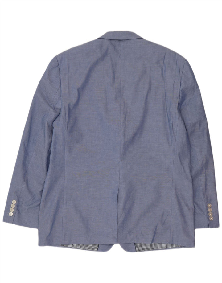 CHAPS Chaqueta tipo blazer de 2 botones para hombre UK 44 2XL Algodón azul