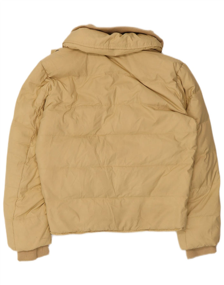 Calvin Klein Jeans Chaqueta acolchada para mujer UK 14 Poliéster beige medio