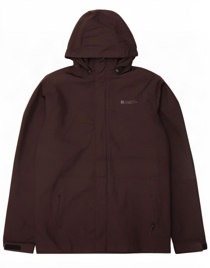 Mountain Warehouse Chubasquero con capucha para niños 12-13 años Poliéster negro