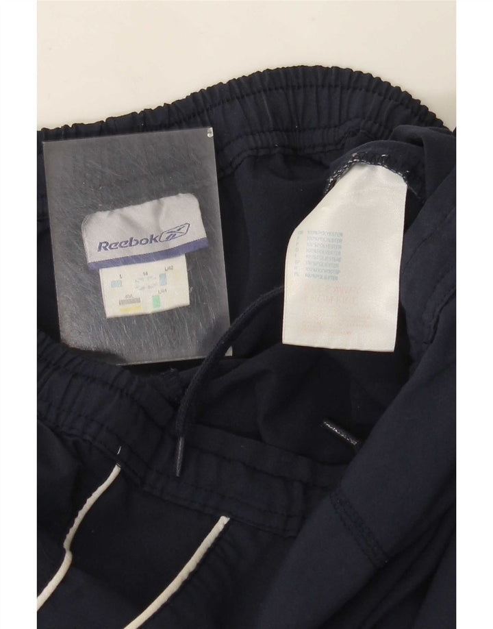 Reebok Bermudas deportivas para mujer, talla 40, talla grande, poliéster, color azul marino