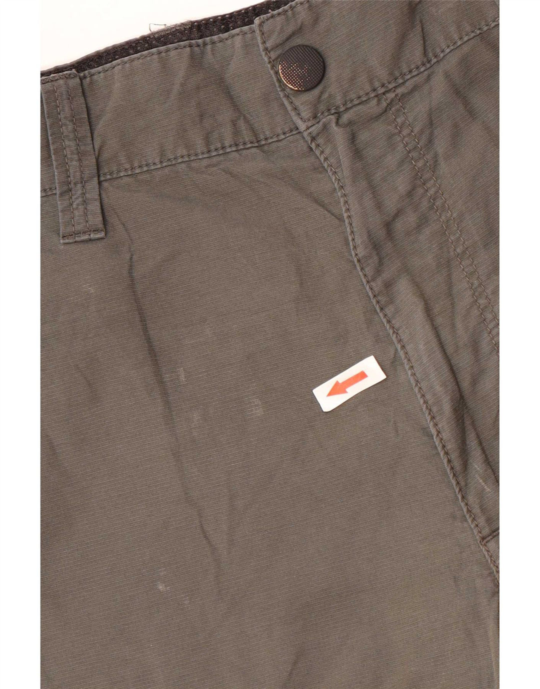 Marks & Spencer Pantalones cortos tipo cargo para hombre W34 Large Khaki Cotton