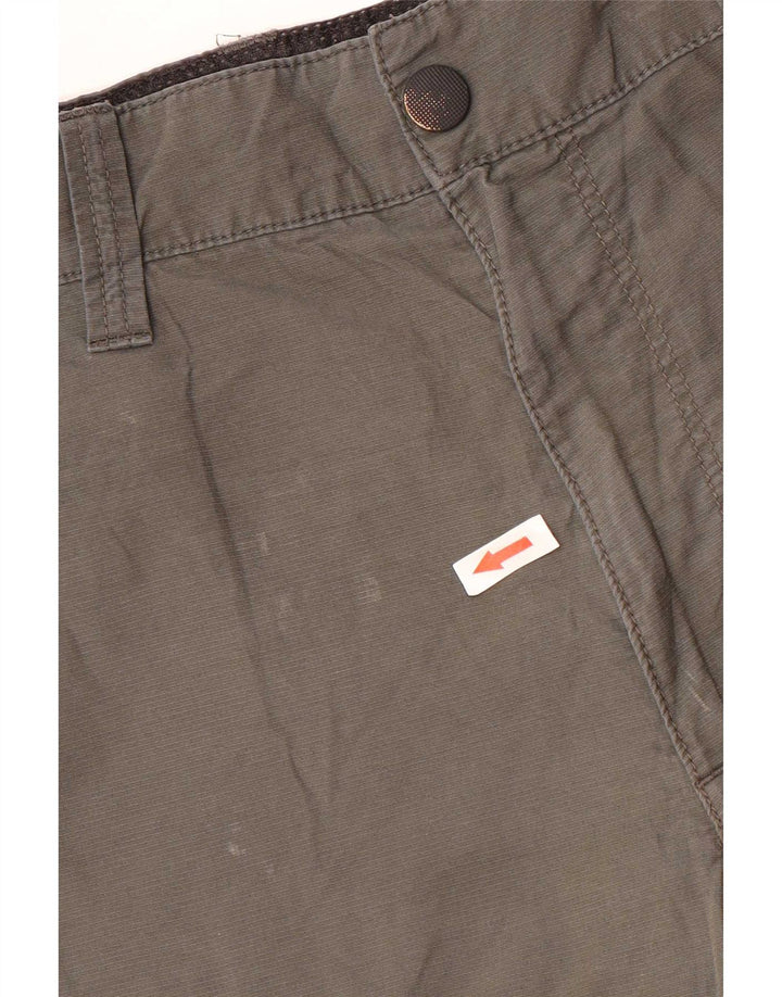Marks & Spencer Pantalones cortos tipo cargo para hombre W34 Large Khaki Cotton