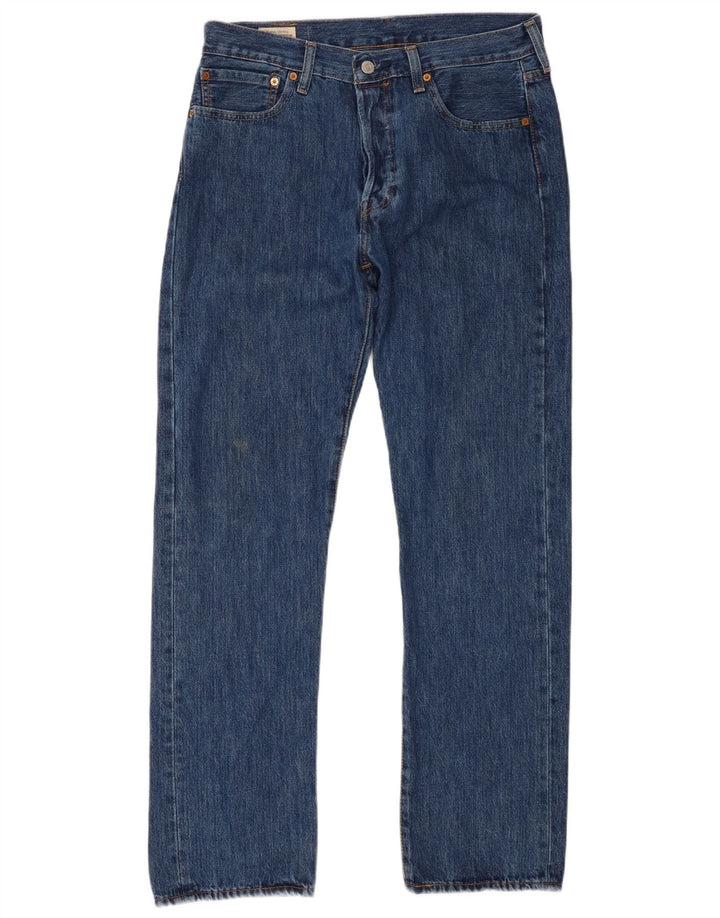 Levi's Hombre 501 Vaqueros Rectos W32 L32 Algodón Azul