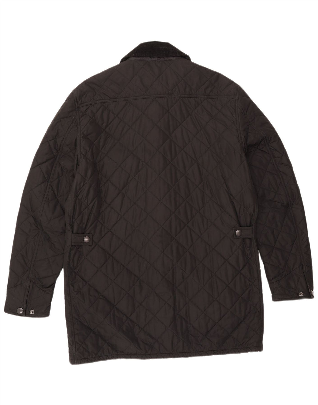 Barbour Abrigo acolchado para hombre Reino Unido 40 Grande Poliéster negro