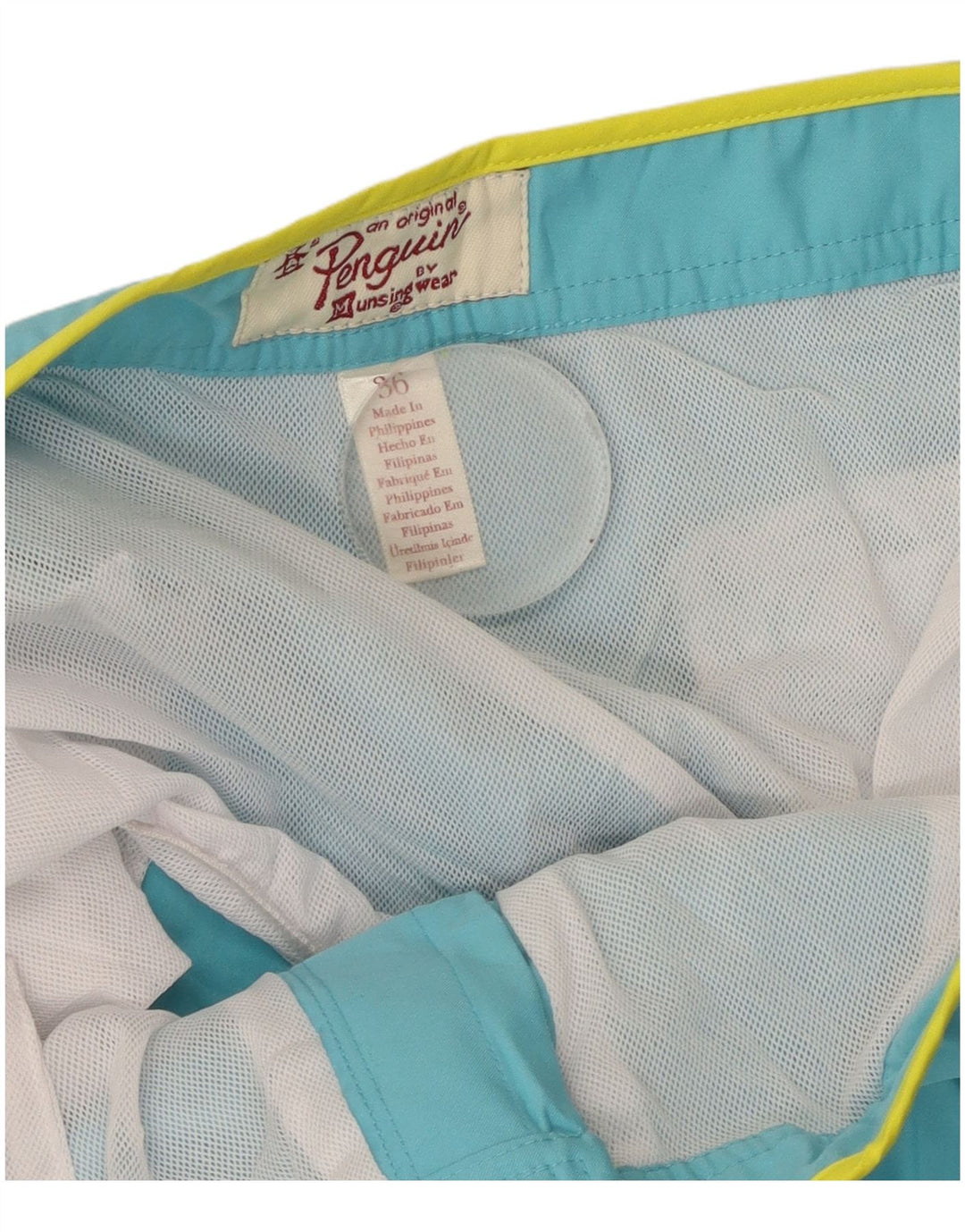 PENGUIN Bañador para hombre, talla grande, azul