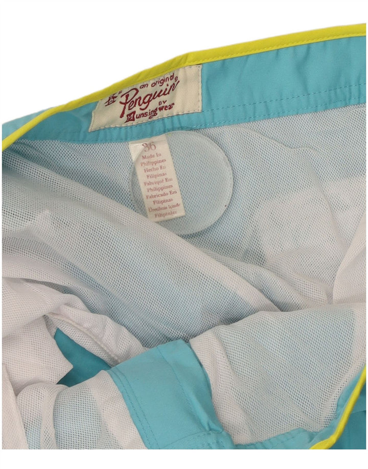 PENGUIN Bañador para hombre, talla grande, azul