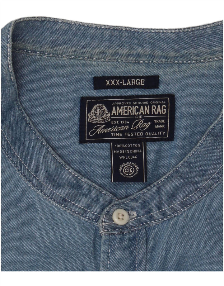 AMERICAN RAG Camisa vaquera para hombre 3XL Algodón azul