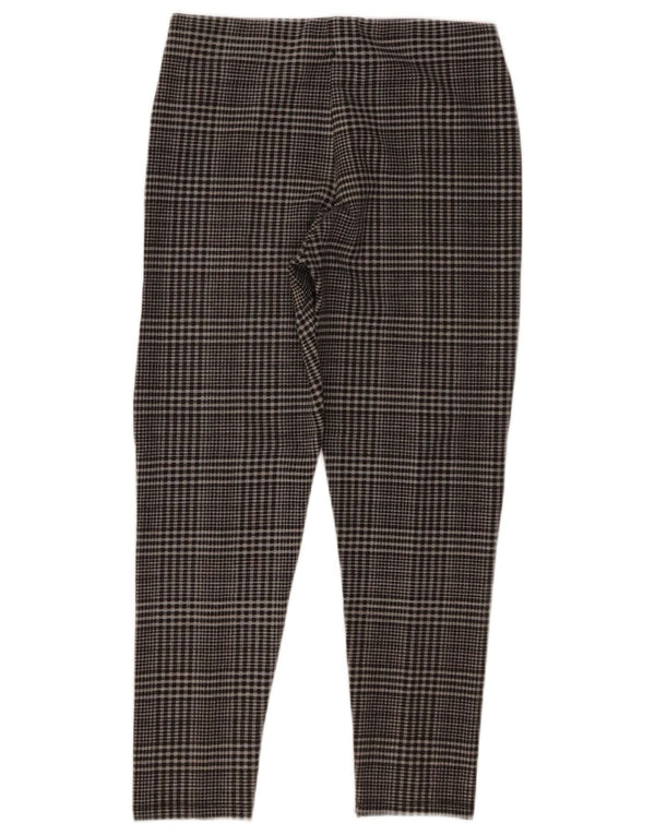 Zara Pantalón Casual Slim Niña 13-14 Años W26 L23 Gris Cuadros Poliéster