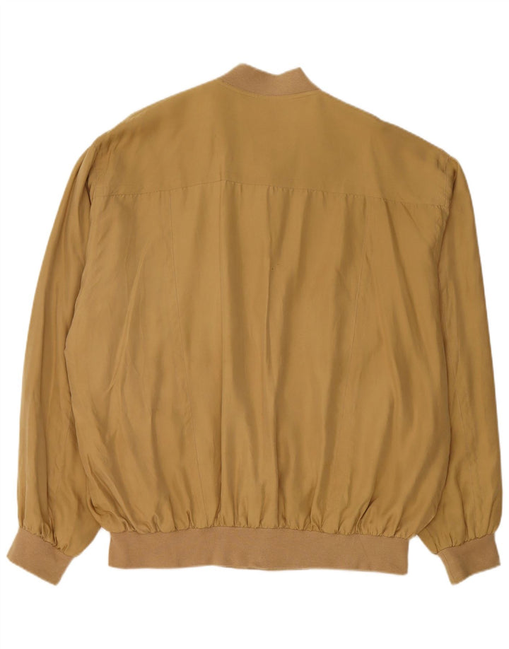 Paul & Shark Chaqueta Bomber para Hombre UK 42 XL Seda Amarilla