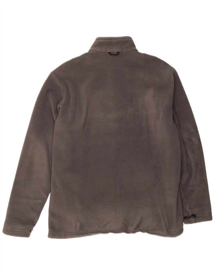 Jack Wolfskin Chaqueta polar con forro para hombre UK 44/46 XL Gris Poliéster