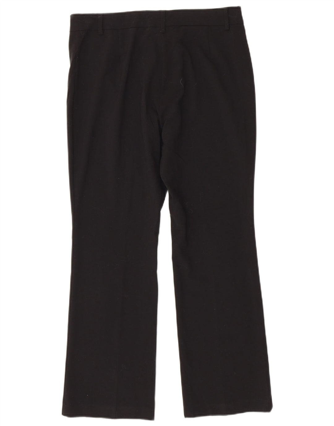 Marks & Spencer Pantalones casuales con corte de bota para mujer UK 12 Medium W32 L28 Negro