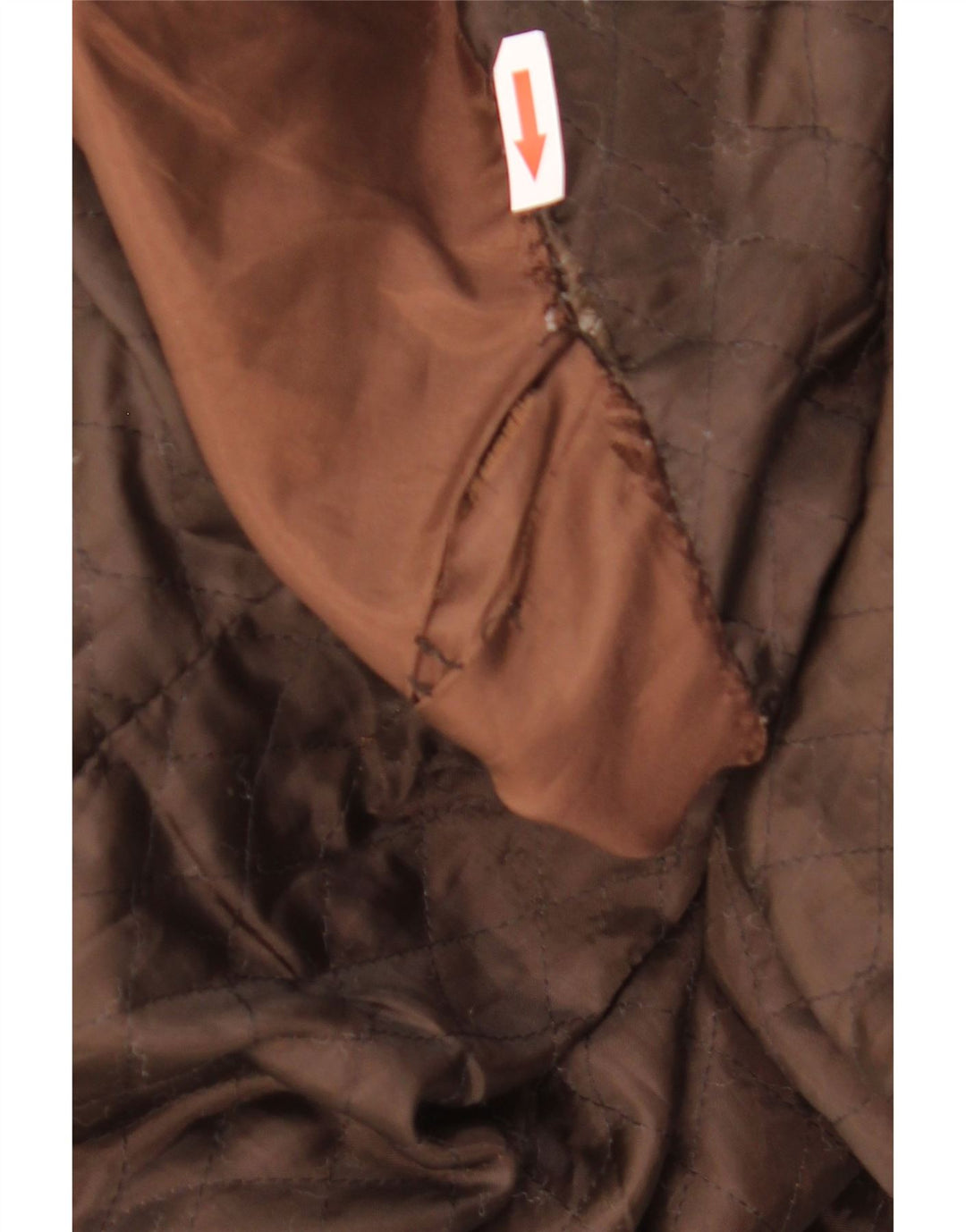 Chaqueta de ante vintage para hombre IT 48 cuero marrón medio