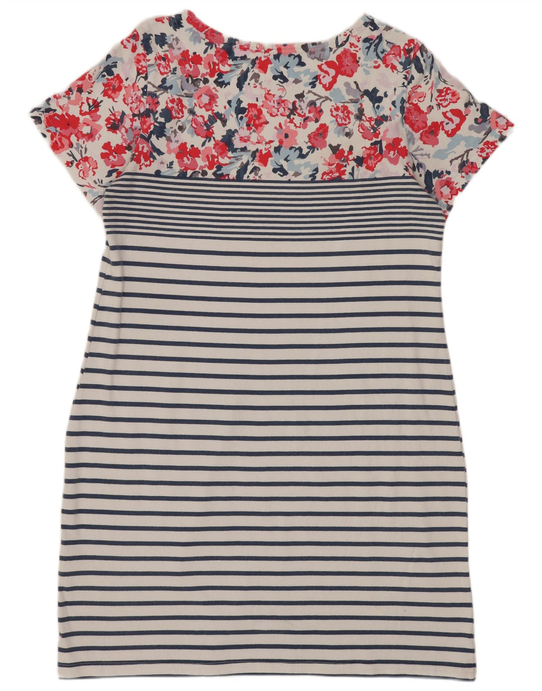 JOULES Vestido tubo para mujer UK 46 Grande Algodón a rayas blancas