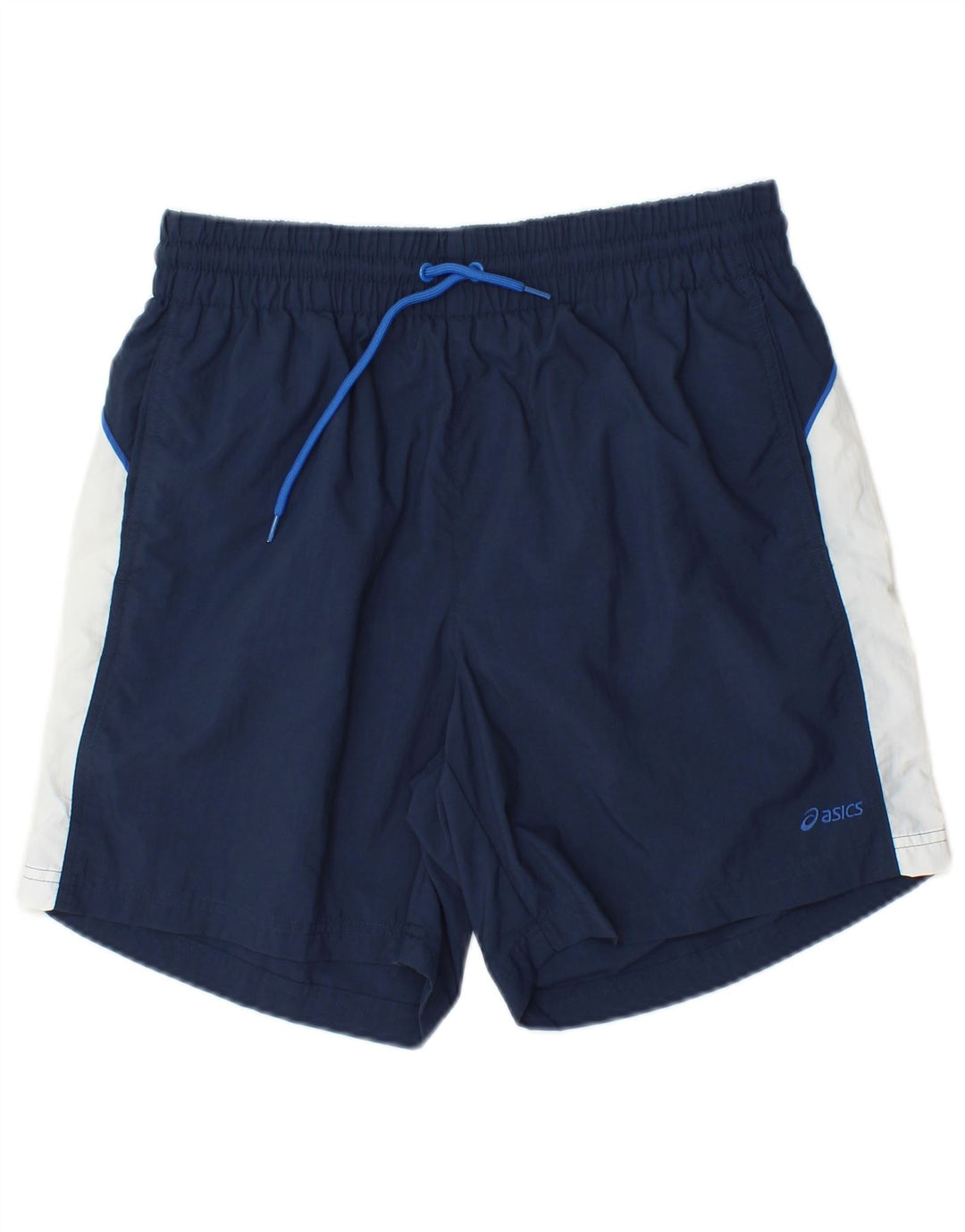 Asics - Pantalones cortos deportivos gráficos para hombre, talla grande, color azul marino, poliamida