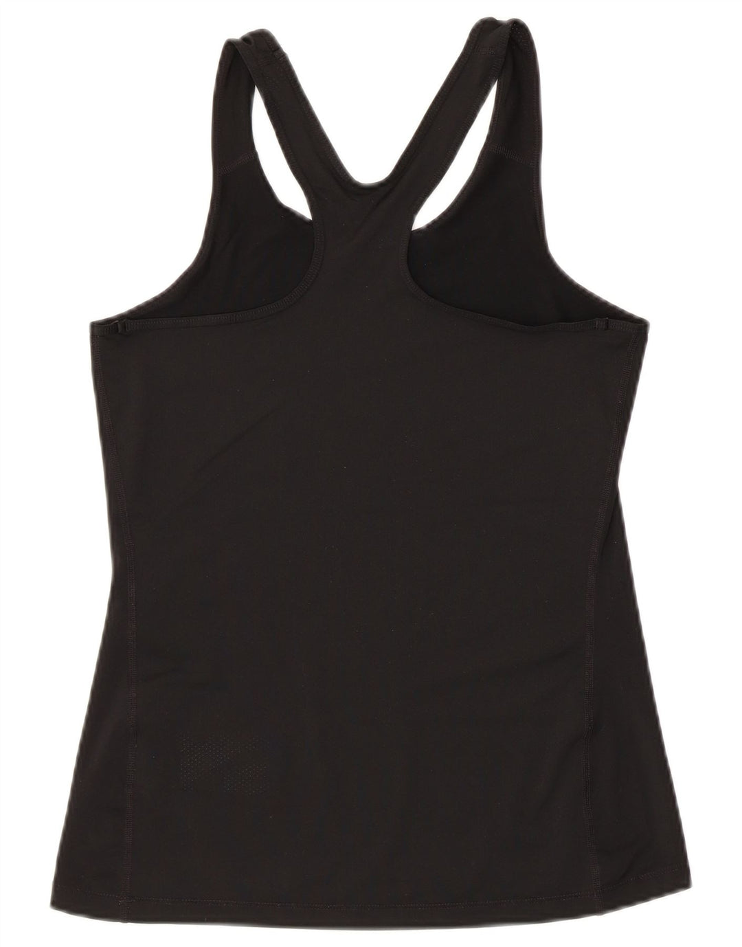 Nike Mujer Gráfico Chaleco Top UK 10 Pequeño Poliéster Negro