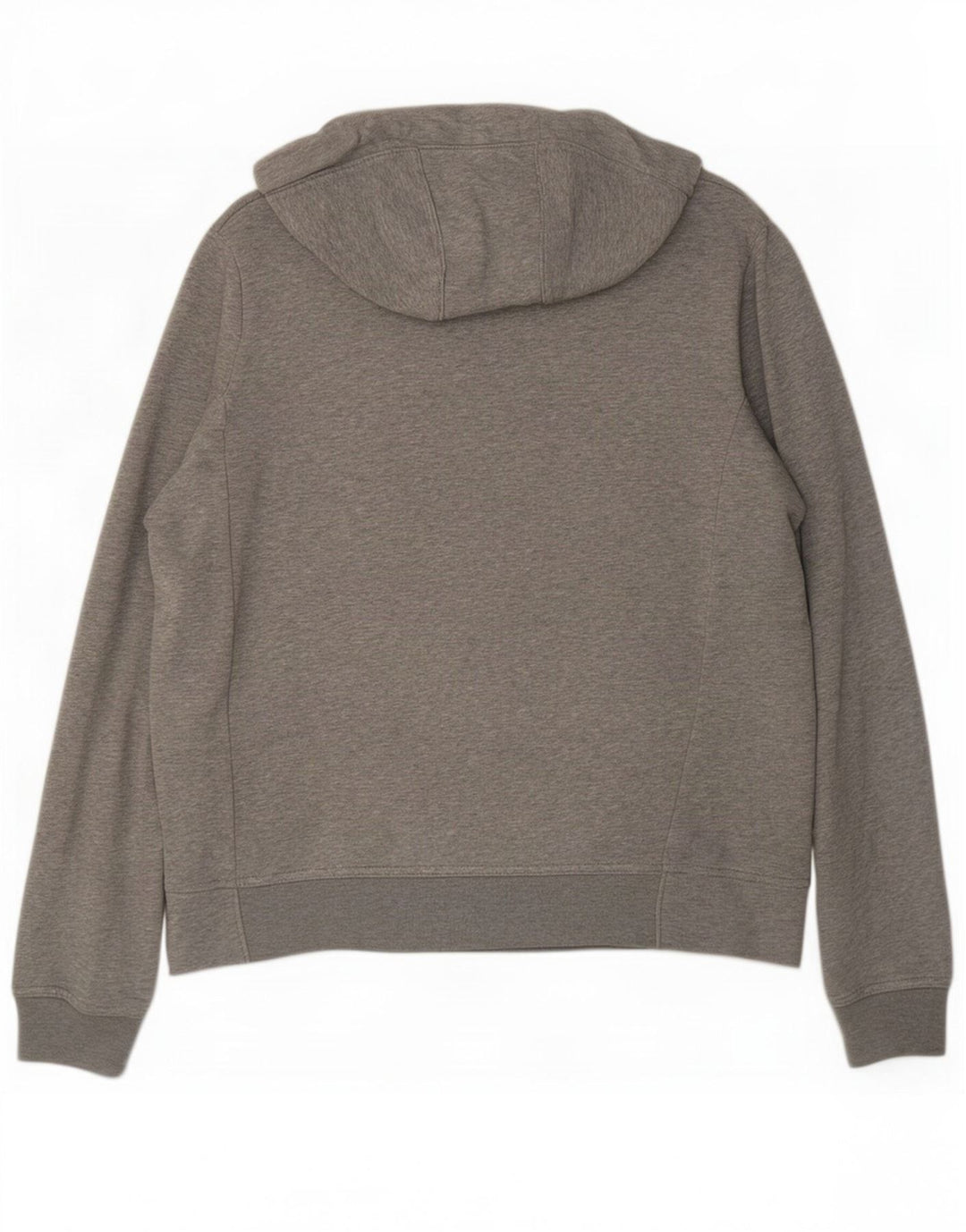 Nike - Sudadera con capucha y cremallera para hombre, algodón moteado en gris medio
