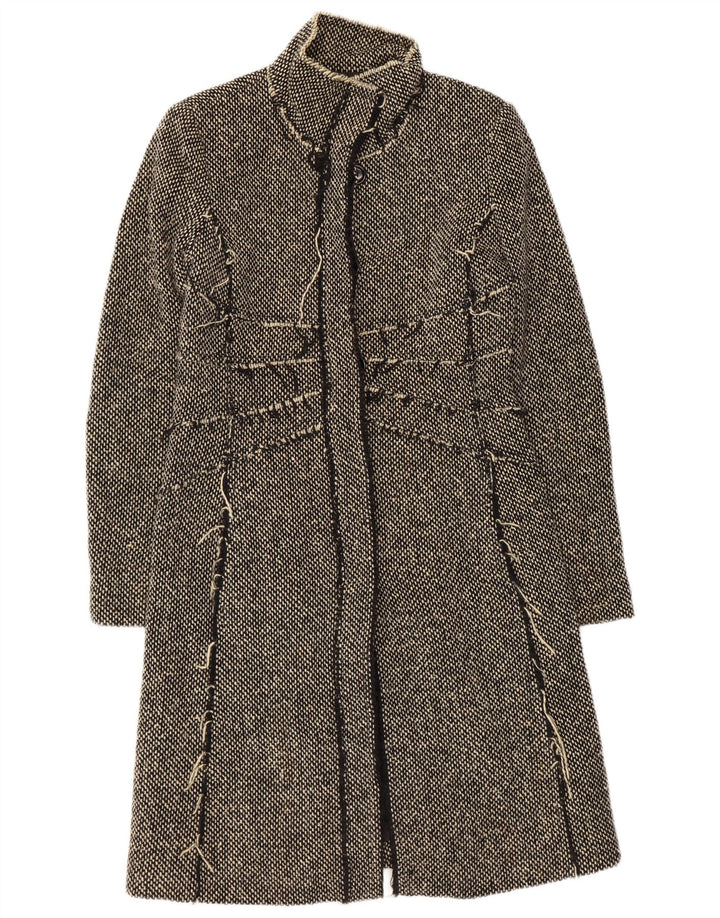 MAX & CO. Abrigo para mujer UK 8 Pequeño Poliéster negro