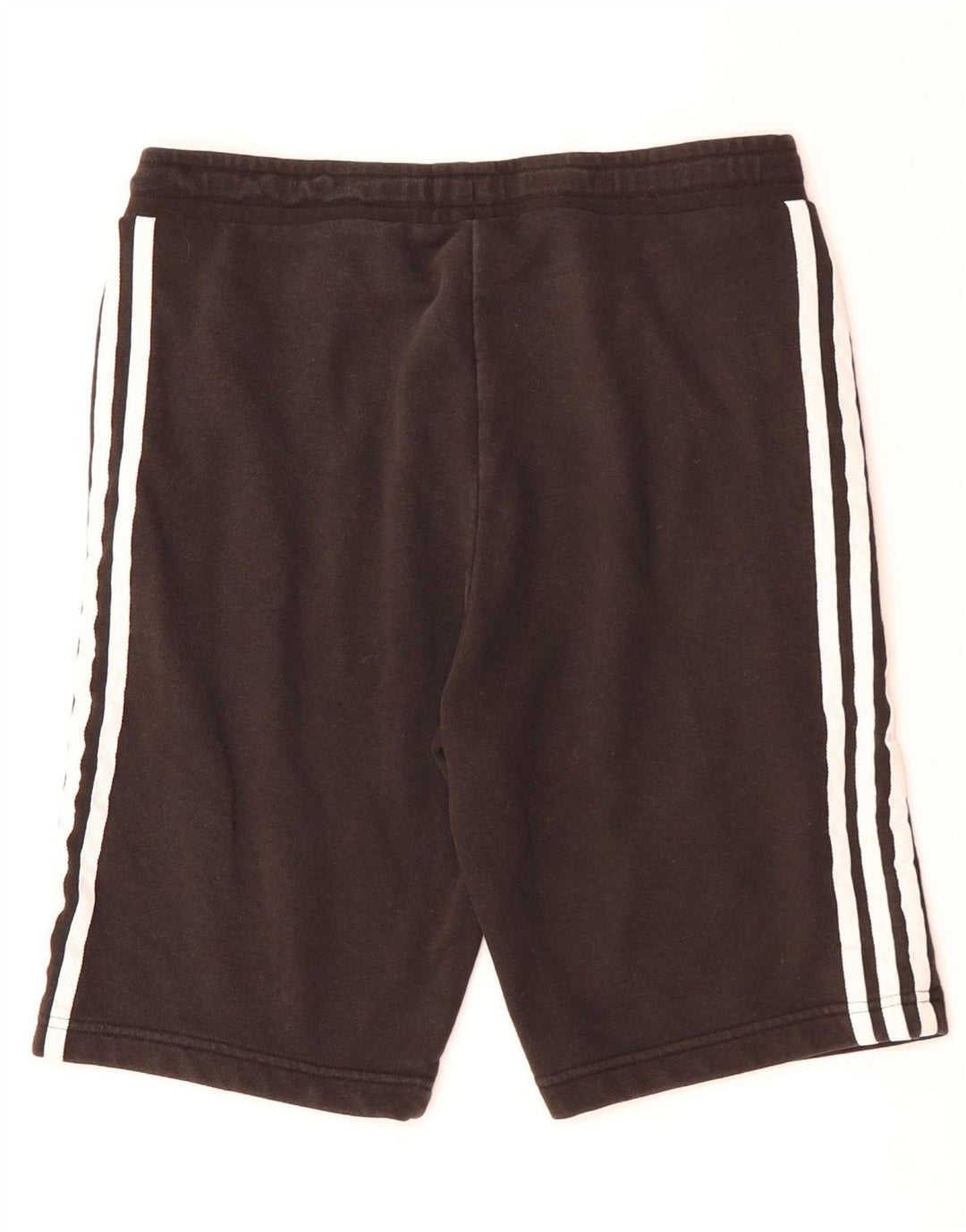 Adidas - Pantalones cortos deportivos para hombre, algodón negro mediano