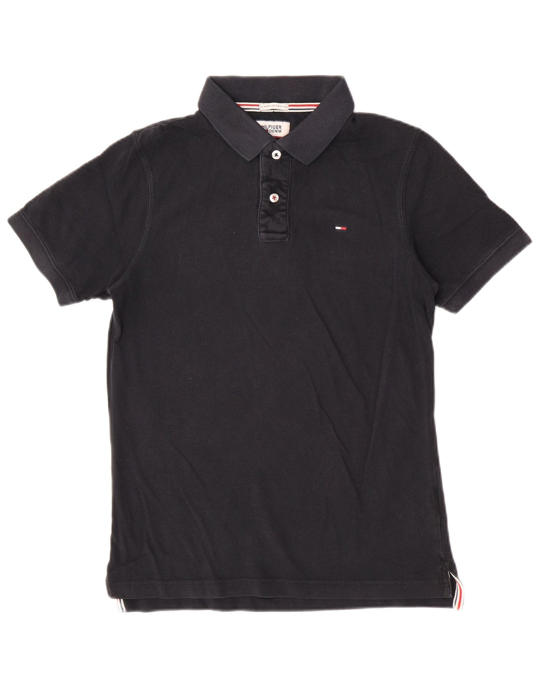 Polo Tommy Hilfiger Hombre Algodón Negro Mediano